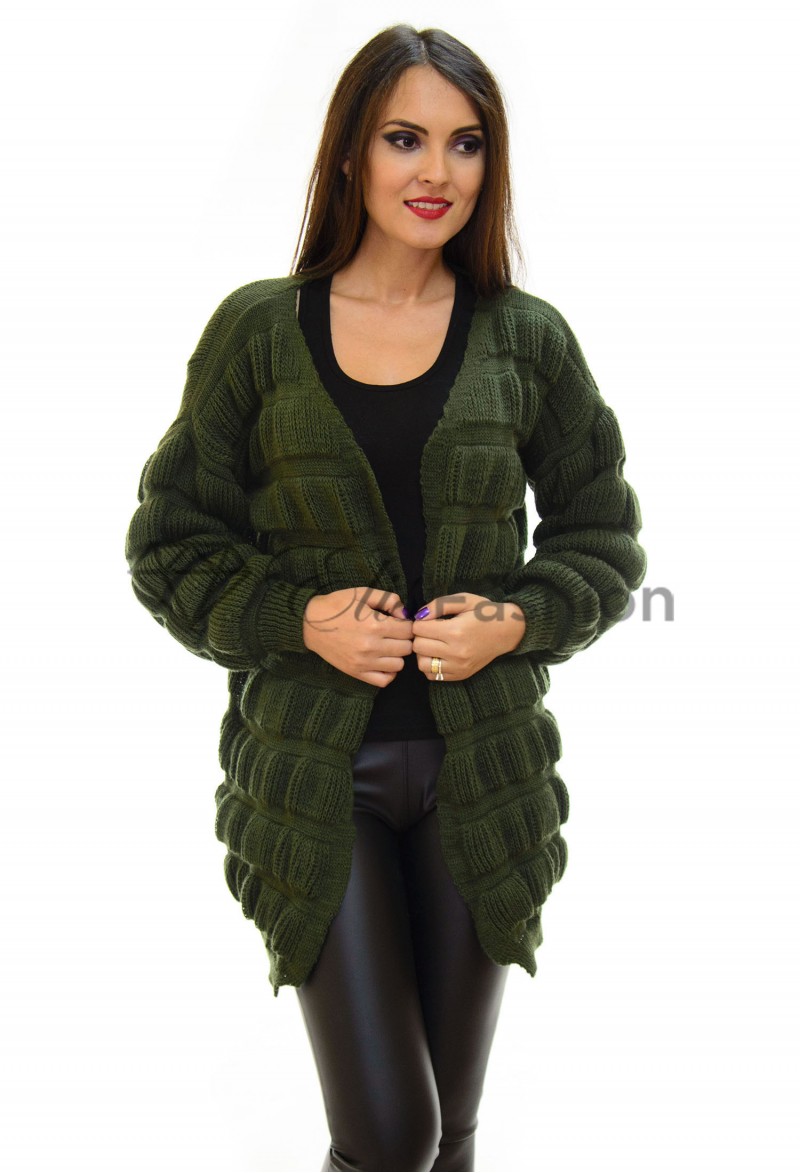 Cardigan All Up Olive