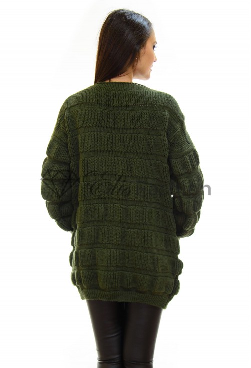 Cardigan All Up Olive