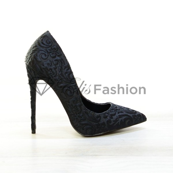 Pantofi 3D Effect Black #3283