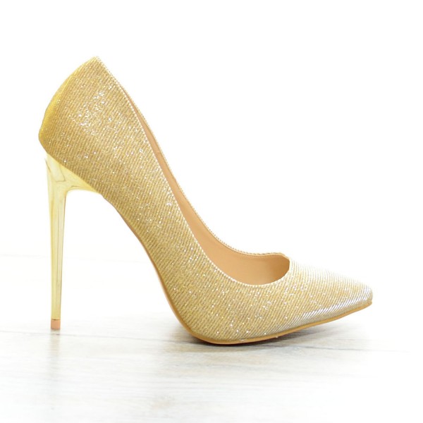 Pantofi Sparkling Gold #6315