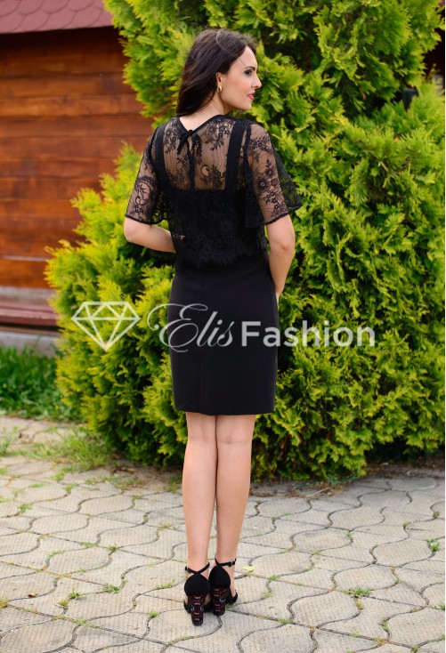 Rochie Ella Collection Elegant On Top Black