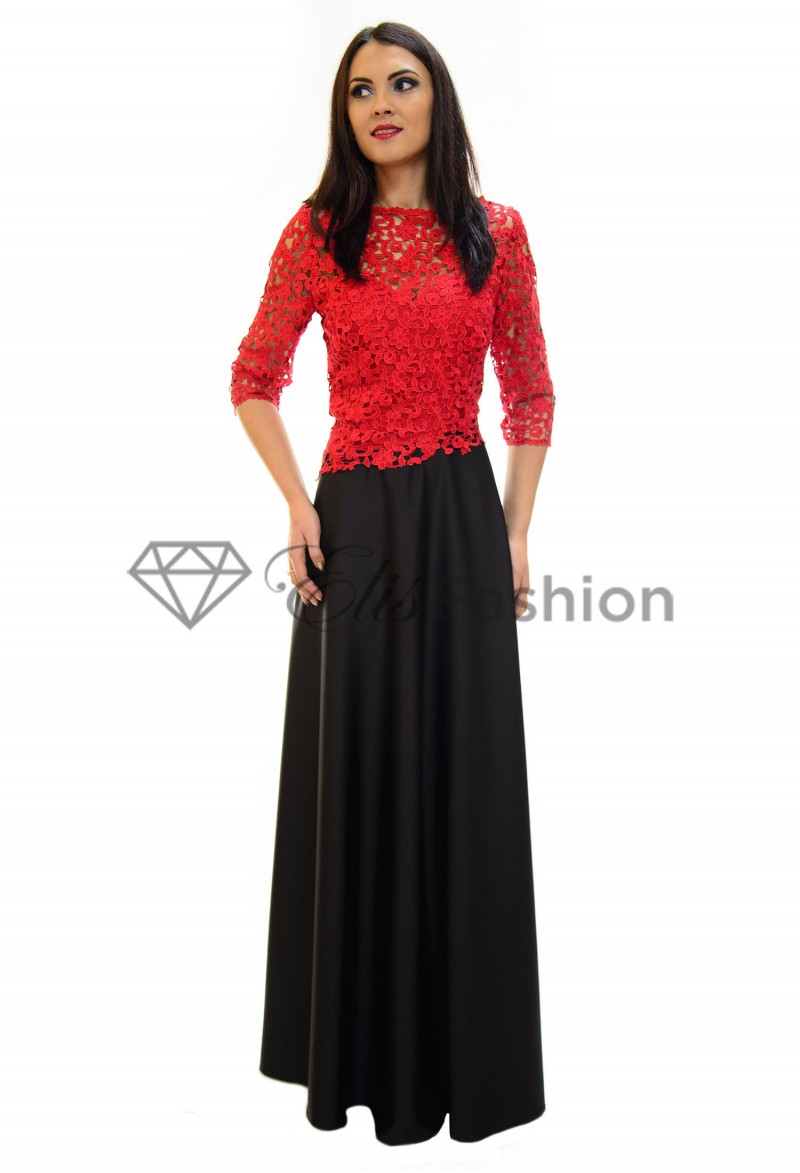 Rochie Perla Donna Systematic Lace Red