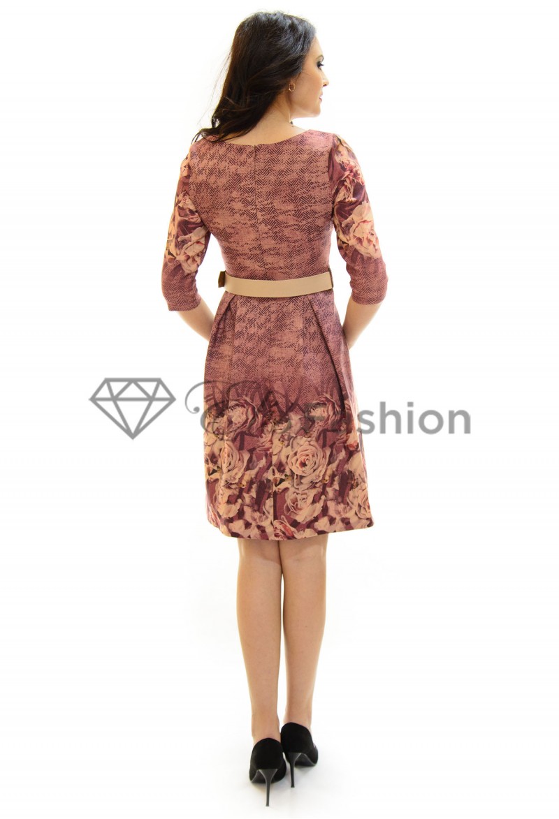 Rochie Past Time Brown